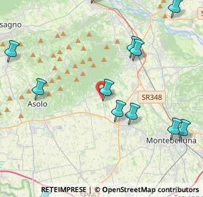 Mappa Via Caldretta, 31010 Maser TV, Italia (5.255)