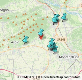 Mappa Via Caldretta, 31010 Maser TV, Italia (3.16308)