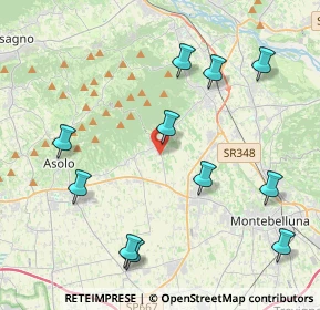 Mappa Via Caldretta, 31010 Maser TV, Italia (4.66182)