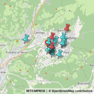 Mappa Via Campone, 24025 Gandino BG, Italia (0.98333)