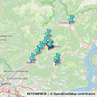 Mappa Via Campone, 24025 Gandino BG, Italia (4.18091)