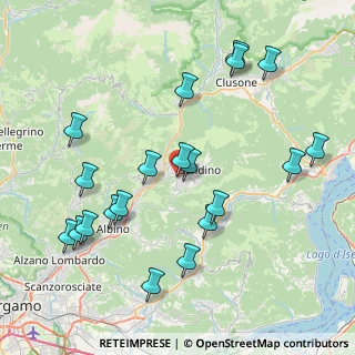 Mappa Via Campone, 24025 Gandino BG, Italia (8.8)