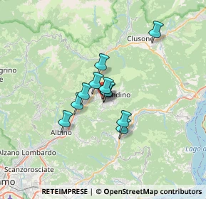 Mappa 24025 Gandino BG, Italia (4.18091)