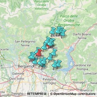Mappa Via Campone, 24025 Gandino BG, Italia (10.6655)