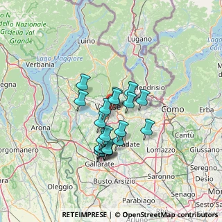 Mappa Via Giuseppe Giacosa, 21100 Varese VA, Italia (10.326)