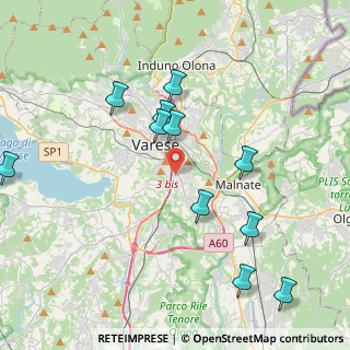 Mappa Via Giuseppe Giacosa, 21100 Varese VA, Italia (4.30455)