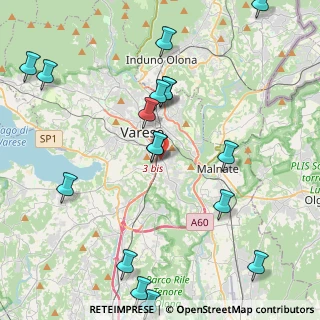 Mappa Via Giuseppe Giacosa, 21100 Varese VA, Italia (5.31556)