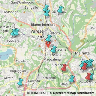 Mappa Via Giuseppe Giacosa, 21100 Varese VA, Italia (3.25647)