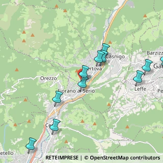 Mappa Via Costante Coter, 24020 Fiorano Al Serio BG, Italia (2.58615)