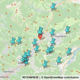 Mappa Via Costante Coter, 24020 Fiorano Al Serio BG, Italia (4.547)
