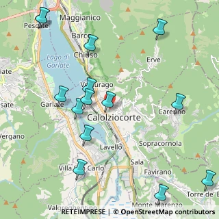 Mappa Via Alessandro Volta, 23801 Calolziocorte LC, Italia (2.57071)