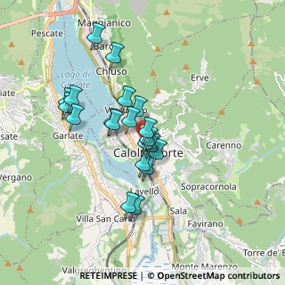 Mappa Via Alessandro Volta, 23801 Calolziocorte LC, Italia (1.4255)