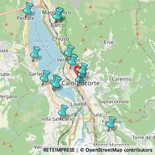 Mappa Via Alessandro Volta, 23801 Calolziocorte LC, Italia (1.92857)