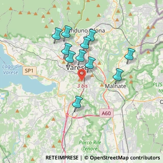 Mappa Viale Europa, 21100 Varese VA, Italia (3.26)