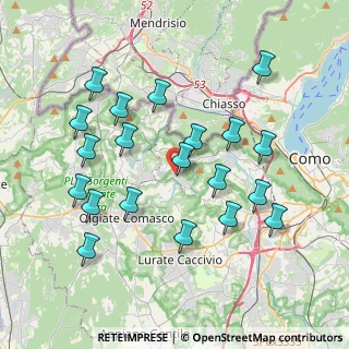 Mappa Via Sandro Pertini, 22041 Colverde CO, Italia (3.9345)