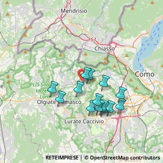 Mappa Via Sandro Pertini, 22041 Colverde CO, Italia (3.26286)