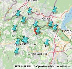 Mappa Via Sandro Pertini, 22041 Colverde CO, Italia (3.85357)