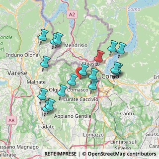 Mappa Via Sandro Pertini, 22041 Colverde CO, Italia (7.10278)