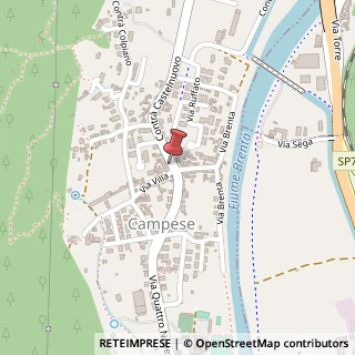 Mappa Piazza Teofilo Folengo, 6, 36061 Bassano del Grappa, Vicenza (Veneto)