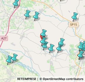 Mappa Via Geron, 31020 San Polo di Piave TV, Italia (5.5215)