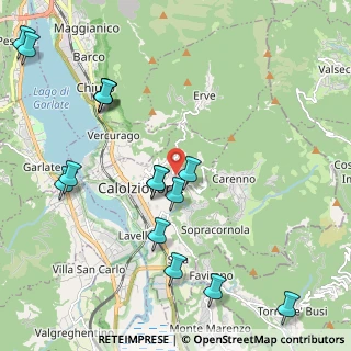 Mappa Via Laurenziana, 23801 Calolziocorte LC, Italia (2.498)