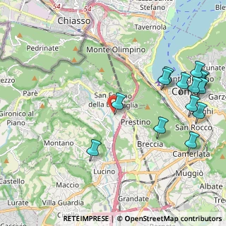 Mappa Via per Mornago, 22020 San Fermo della Battaglia CO, Italia (2.57429)