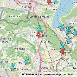 Mappa Via per Mornago, 22020 San Fermo della Battaglia CO, Italia (3.22583)