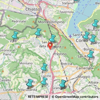 Mappa Via per Mornago, 22020 San Fermo della Battaglia CO, Italia (3.12857)