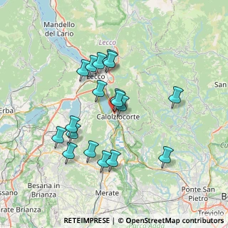Mappa Via Gavazzi, 23801 Calolziocorte LC, Italia (6.62833)