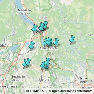 Mappa Via Gavazzi, 23801 Calolziocorte LC, Italia (6.07824)