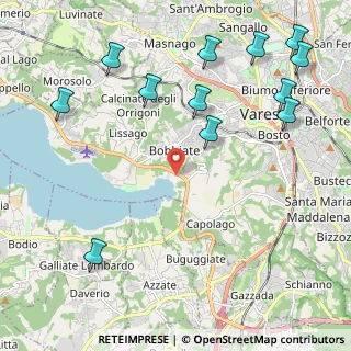 Mappa Via Lungolago Schiranna, 21100 Varese VA, Italia (2.7225)