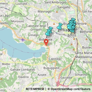 Mappa Via Lungolago Schiranna, 21100 Varese VA, Italia (2.33071)