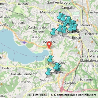 Mappa Via Lungolago Schiranna, 21100 Varese VA, Italia (2.177)