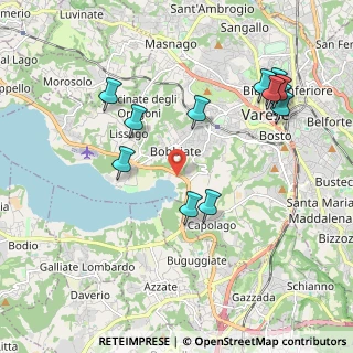 Mappa Via Lungolago Schiranna, 21100 Varese VA, Italia (2.16769)