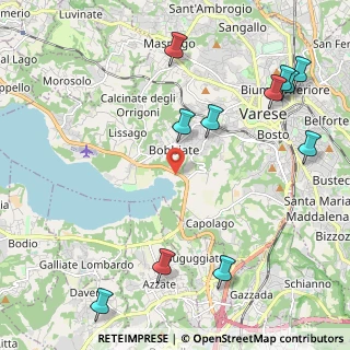 Mappa Via Lungolago Schiranna, 21100 Varese VA, Italia (2.73)