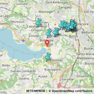 Mappa Via Lungolago Schiranna, 21100 Varese VA, Italia (2.12765)