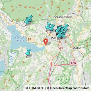 Mappa Via Lungolago Schiranna, 21100 Varese VA, Italia (3.40143)