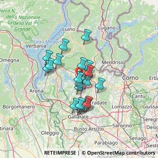 Mappa Via Lungolago Schiranna, 21100 Varese VA, Italia (10.675)