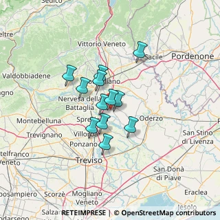 Mappa Via Prati, 31028 Vazzola TV, Italia (8.96333)