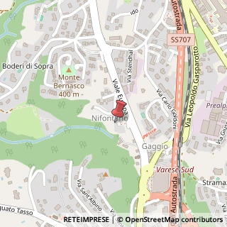 Mappa Via Giuseppe Rovani, 24, 21100 Varese, Varese (Lombardia)