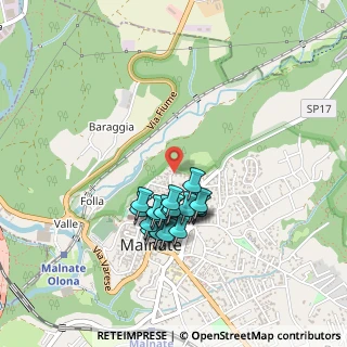 Mappa Via Emilio Macazzola, 21046 Malnate VA, Italia (0.3755)
