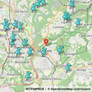 Mappa Via Emilio Macazzola, 21046 Malnate VA, Italia (3.0335)
