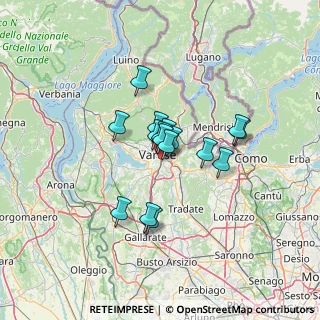 Mappa Via Carlo Goldoni, 21100 Varese VA, Italia (8.90313)