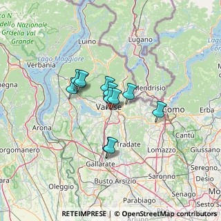 Mappa Via Carlo Goldoni, 21100 Varese VA, Italia (8.905)