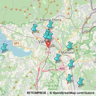 Mappa Via Carlo Goldoni, 21100 Varese VA, Italia (4.29091)