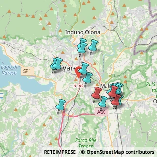 Mappa Via Carlo Goldoni, 21100 Varese VA, Italia (3.44765)