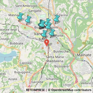 Mappa Via Carlo Goldoni, 21100 Varese VA, Italia (1.78545)