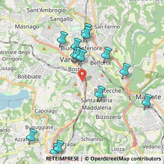Mappa Via Carlo Goldoni, 21100 Varese VA, Italia (2.28)