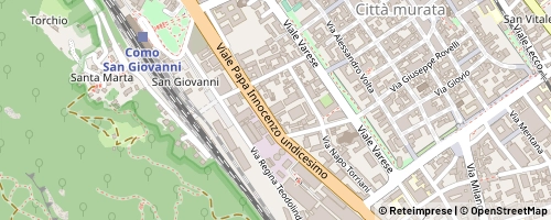 Mappa Como