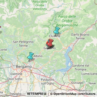 Mappa Via Provinciale, 24024 Gandino BG, Italia (43.61778)